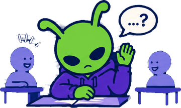Student hesitating to ask a question again